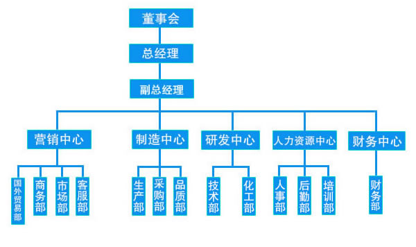 萬(wàn)高公司組織結(jié)構(gòu)圖